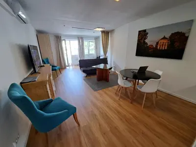 TV/Unterhaltungsangebot in der Unterkunft East Park Apartments Baumkirchner Str 18