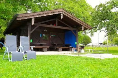 Ein Garten an der Unterkunft Keilhof