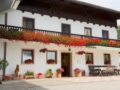 Ein Balkon oder eine Terrasse in der Unterkunft Keilhof