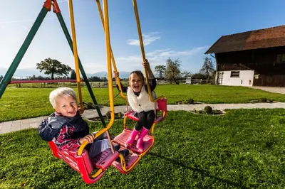 Kinder, die in der Unterkunft Keilhof übernachten