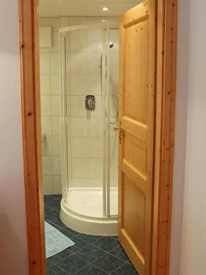 Ein Badezimmer in der Unterkunft Utznhof