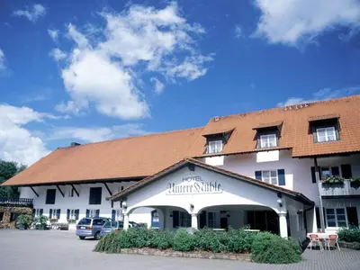 Das Gebäude in dem sich das Hotel befindet