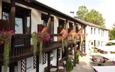 Das Gebäude in dem sich das Hotel befindet