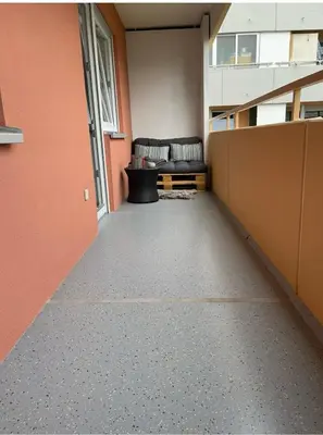 Ein Sitzbereich in der Unterkunft Modern Apartment