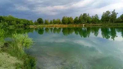 Naturlandschaft in der Nähe des Privatzimmers