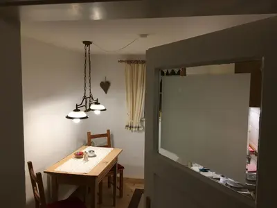 Küche/Küchenzeile in der Unterkunft Ferienwohnung Sachrang