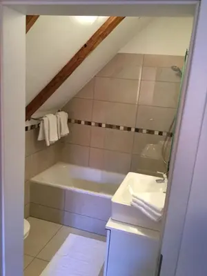 Ein Badezimmer in der Unterkunft Ferienwohnung Loh