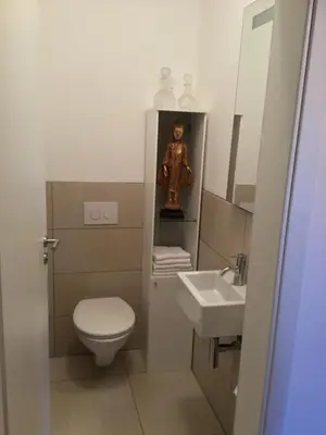 Ein Badezimmer in der Unterkunft Ferienwohnung Loh