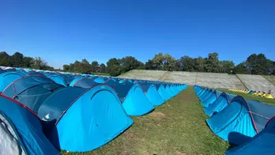 Grundriss der Unterkunft ESN Oktoberfest Campsite
