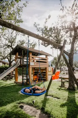 Ein Kinderspielbereich in der Unterkunft Weßner Hof Landhotel & Restaurant