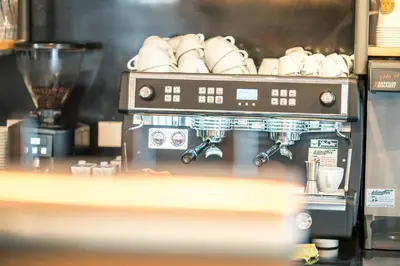 Kaffee-/Teezubehör in der Unterkunft Stefanies-Café-Pension-Kultur