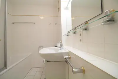 Ein Badezimmer in der Unterkunft FeWo Gudrun