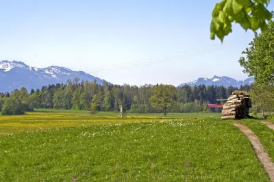 Naturlandschaft in der Nähe des Bauernhofs