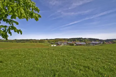 Naturlandschaft in der Nähe des Bauernhofs