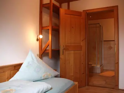 Ein Bett oder Betten in einem Zimmer der Unterkunft Jaklhof