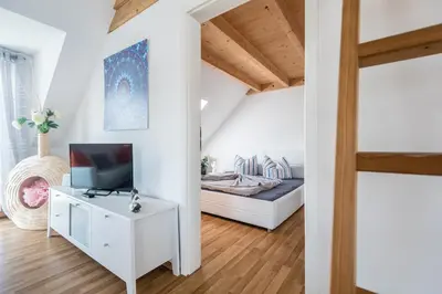 TV/Unterhaltungsangebot in der Unterkunft Apartmenthaus am Erlbach