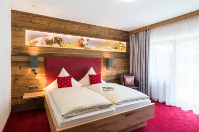Ein Bett oder Betten in einem Zimmer der Unterkunft Pension Wendelstein