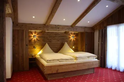 Ein Bett oder Betten in einem Zimmer der Unterkunft Pension Wendelstein