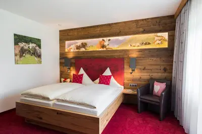Ein Bett oder Betten in einem Zimmer der Unterkunft Pension Wendelstein