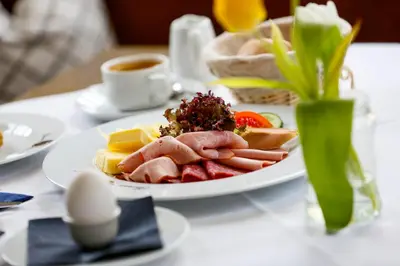 Essen im Hotel oder in der Nähe