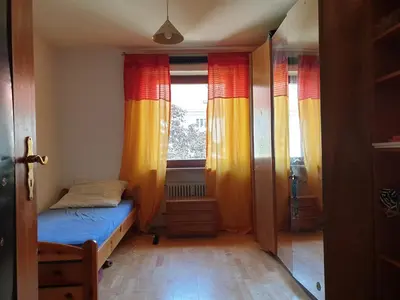 Ein Bett oder Betten in einem Zimmer der Unterkunft Oktoberfest