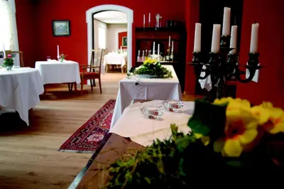 Getränke in der Unterkunft Romantik Hotel Zum Klosterbräu