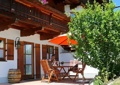 Ein Balkon oder eine Terrasse in der Unterkunft Haus Billinger