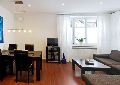 TV/Unterhaltungsangebot in der Unterkunft Ferienwohnung Am Kurpark - Wohnung 1,60qm-