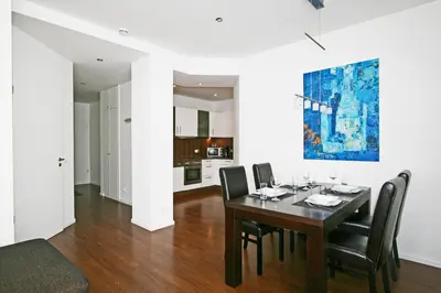 Grundriss der Unterkunft Ferienwohnung Am Kurpark - Wohnung 1,60qm-