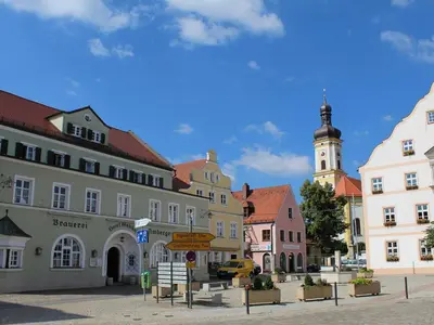 Das Gebäude in dem sich das Hotel befindet
