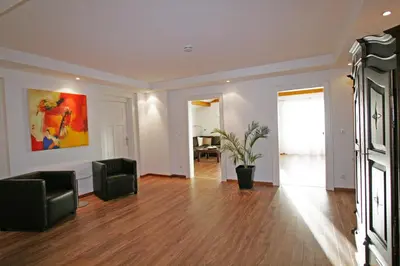 Grundriss der Unterkunft Ferienwohnung Am Kurpark -Wohnung 3,150qm- mit Lift