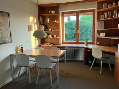 Die Bibliothek in der Ferienwohnung