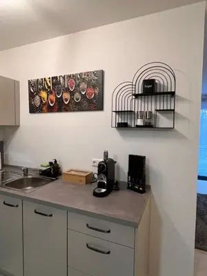 Küche/Küchenzeile in der Unterkunft Gemütliche Ferienwohnung mit Charme