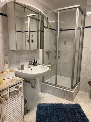 Ein Badezimmer in der Unterkunft Gemütliche Ferienwohnung mit Charme