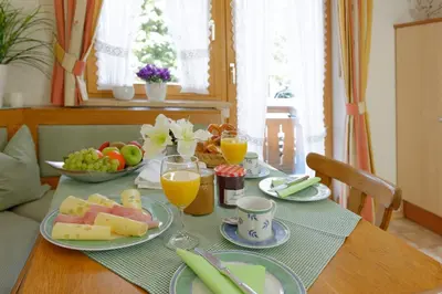 Essen in der Ferienwohnung oder in der Nähe