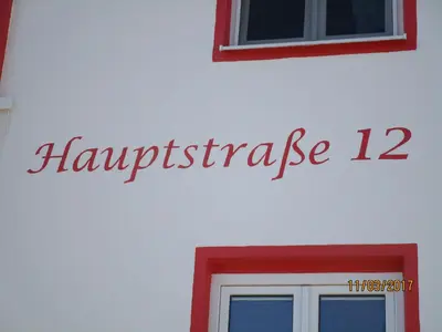 Ein Zertifikat, Auszeichnung, Logo oder anderes Dokument, das in der Unterkunft Ferienwohnung Rosa ausgestellt ist