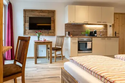 Küche/Küchenzeile in der Unterkunft Pension und Appartements Wild