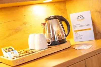 Kaffee-/Teezubehör in der Unterkunft Boutique Hotel Angerer