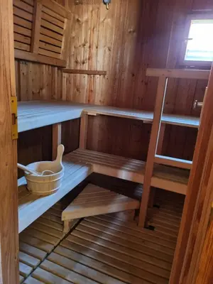 Ein Etagenbett oder Etagenbetten in einem Zimmer der Unterkunft Riederhof