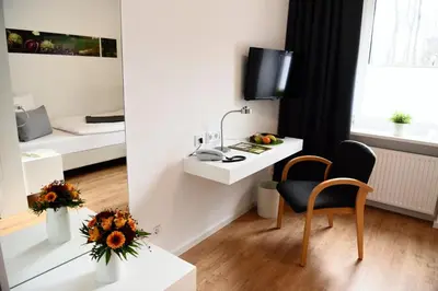 TV/Unterhaltungsangebot in der Unterkunft Hotel am alten Park