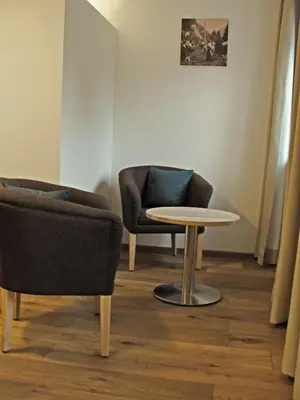 Ein Sitzbereich in der Unterkunft Mammhofer Suite & Breakfast