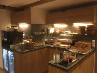 Küche/Küchenzeile in der Unterkunft Mammhofer Suite & Breakfast