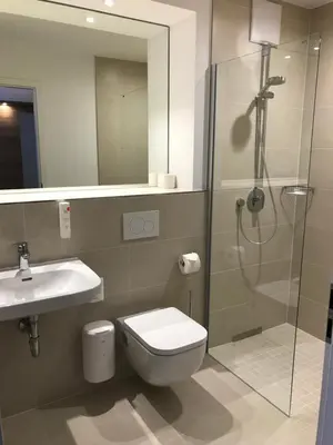 Ein Badezimmer in der Unterkunft Stücklhof Eurasburg