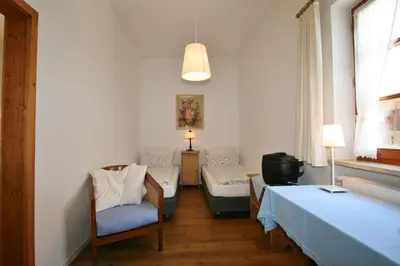 Ein Bett oder Betten in einem Zimmer der Unterkunft Hotel-Gasthof Rose