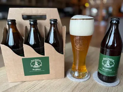 Getränke in der Unterkunft Hotel Weißbräu