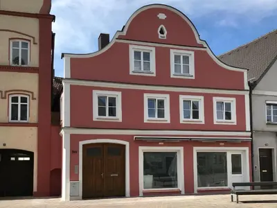 Das Gebäude in dem sich die Ferienwohnung befindet