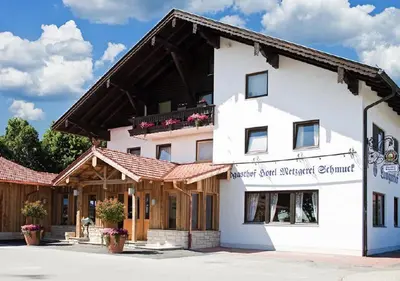 Das Gebäude in dem sich die Pension befindet