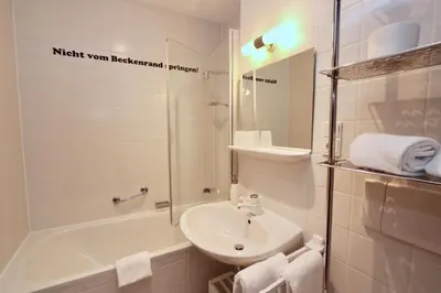 Ein Badezimmer in der Unterkunft Central Pearl