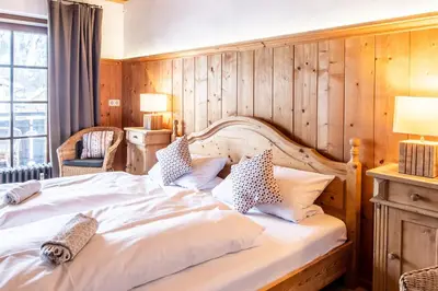 Ein Bett oder Betten in einem Zimmer der Unterkunft Fischer Apartments