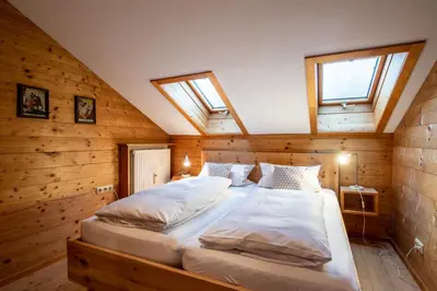 Ein Bett oder Betten in einem Zimmer der Unterkunft Fischer Apartments